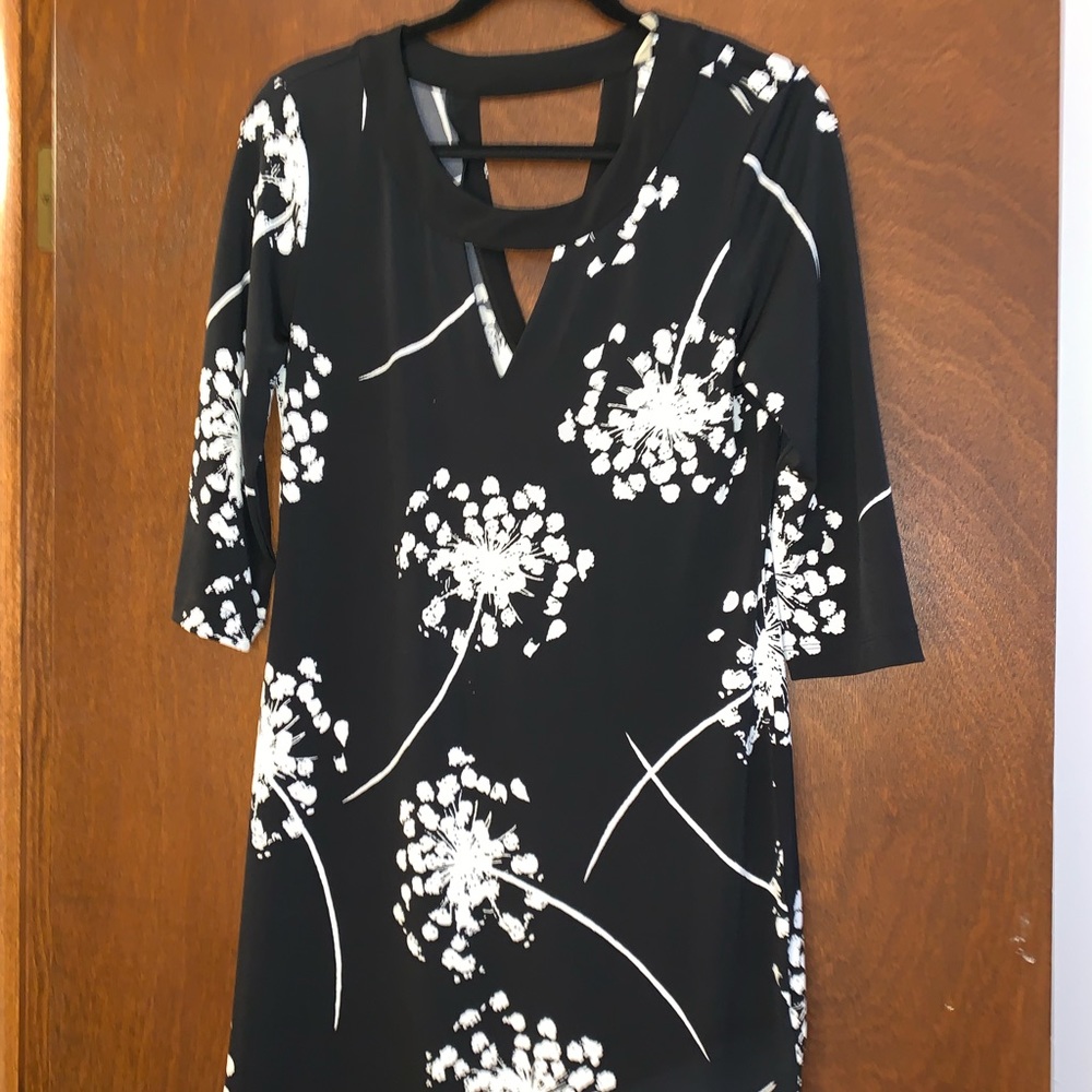 Black and white dress